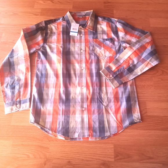 P**NWT boys Lucky Brand button shirt sz XL 18/20 MSRP $42.50 - Picture 2 of 8